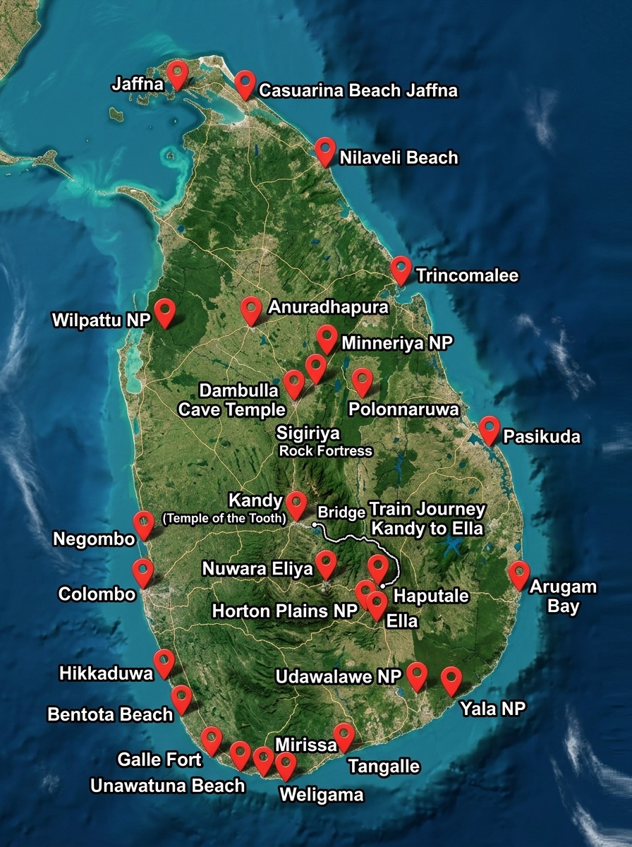 Sri Lanka Map